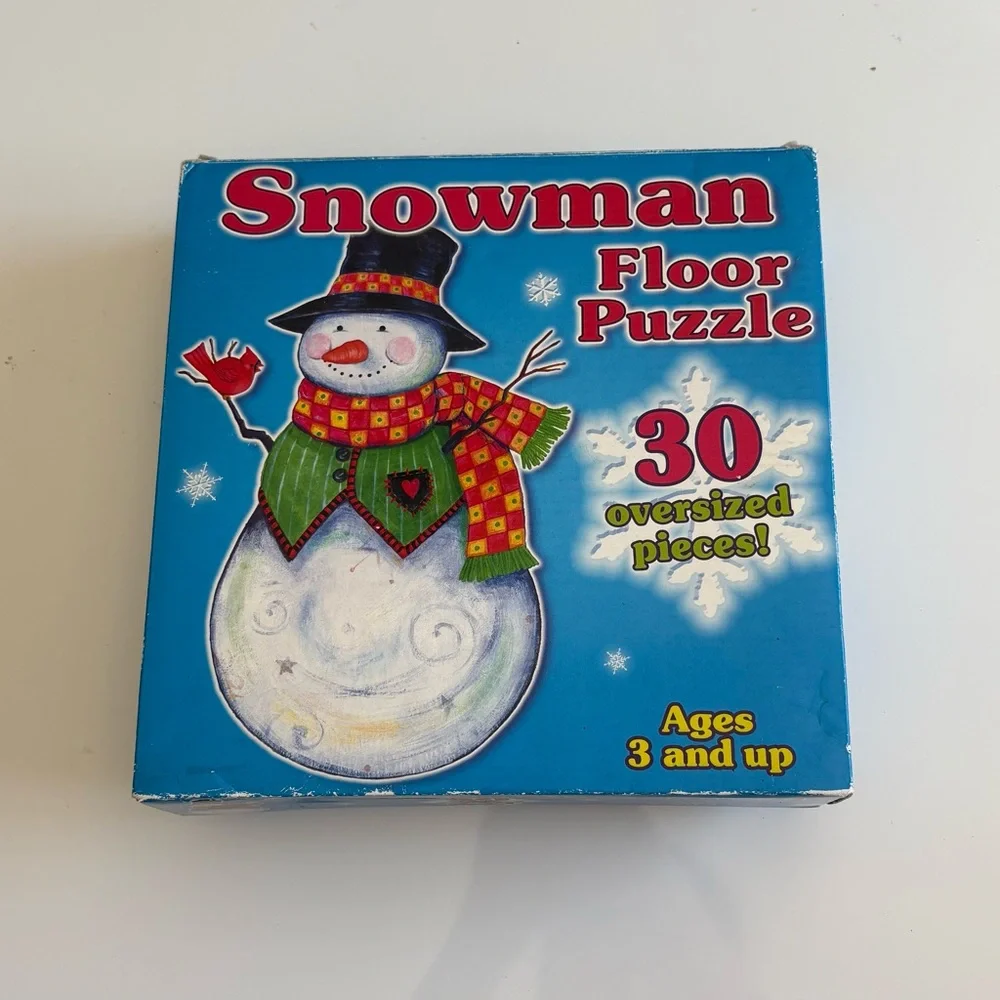 Snowman Floor Puzzle - 30 Oversized Pieces